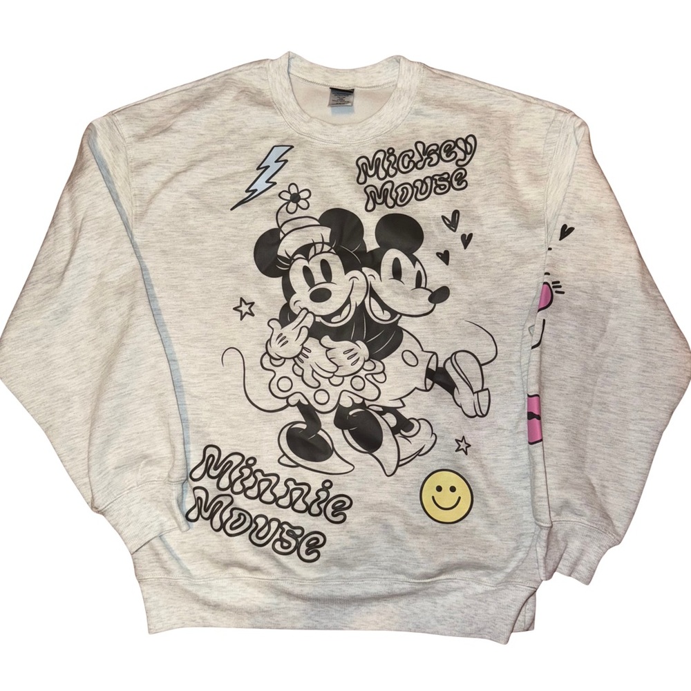 Mickey & Minnie Mouse Graphic Sweater